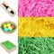 Crinkle Cute Recyclable Paper Shred Filler(Pink, Yellow and Green) for Gift Wrapping, Basket Filling, Party Decoration, Basket Grass Stuffers 280g (10 oz.)
